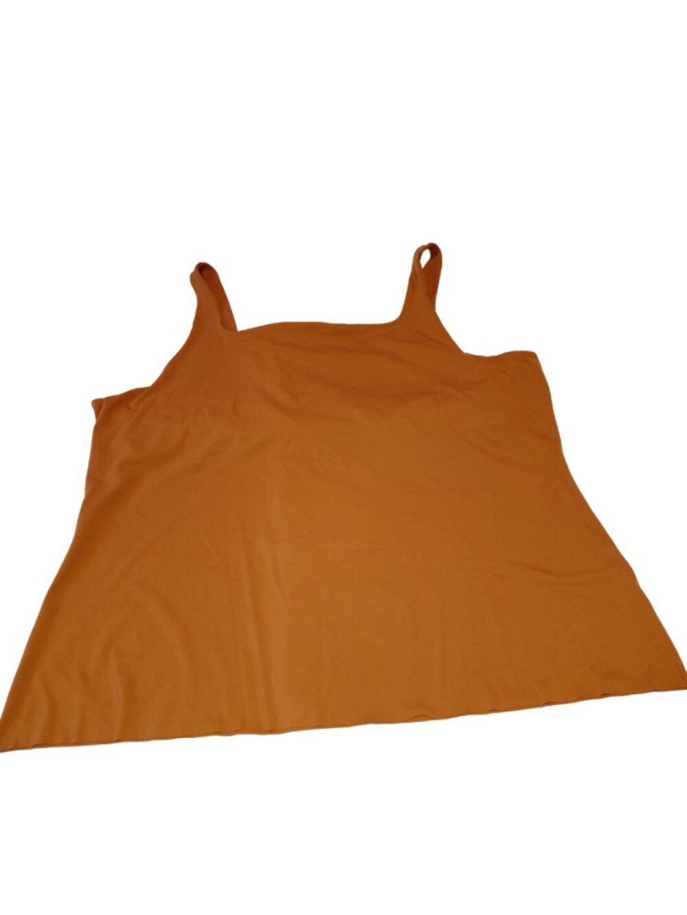 Nike Dri-Fit Yoga Luxe Built-in Shelf Bra Tank Top Burnt Orange Women's Size 3X